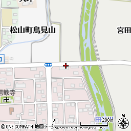 福島県喜多方市岩月町喜多方上向周辺の地図