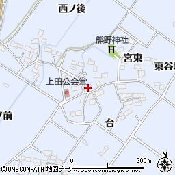 福島県喜多方市岩月町宮津台田935周辺の地図