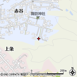 新潟県加茂市赤谷8-9周辺の地図