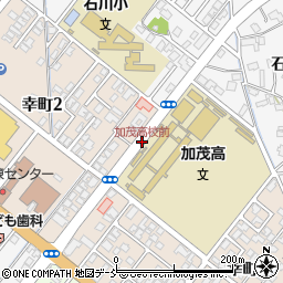 加茂高校前周辺の地図