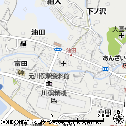 福島県北森林組合　川俣事業所周辺の地図