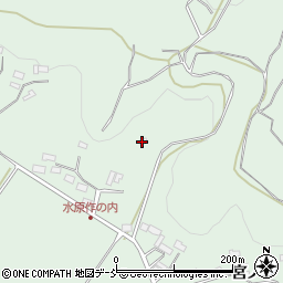 福島県福島市松川町水原作内周辺の地図