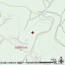 福島県福島市松川町水原（作内）周辺の地図