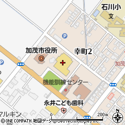 加茂市　機能訓練センター周辺の地図