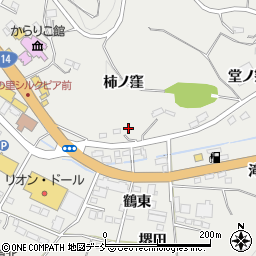 福島県伊達郡川俣町鶴沢柿ノ窪周辺の地図