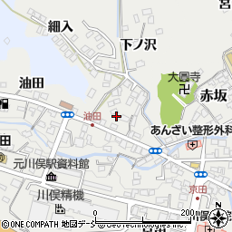 福島県伊達郡川俣町鶴沢細越周辺の地図