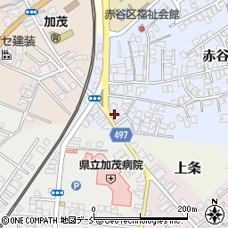 新潟県加茂市赤谷3-4周辺の地図