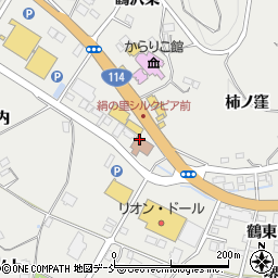 川俣町役場　鶴沢公民館周辺の地図