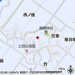 福島県喜多方市岩月町宮津台田945周辺の地図