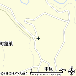 福島県喜多方市山都町蓬莱城内屋敷周辺の地図