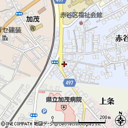新潟県加茂市赤谷3-7周辺の地図