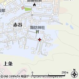 新潟県加茂市赤谷10-5周辺の地図