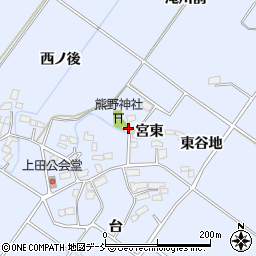 福島県喜多方市岩月町宮津宮東1638周辺の地図