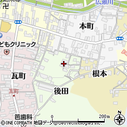 福島県伊達郡川俣町後田3-6周辺の地図