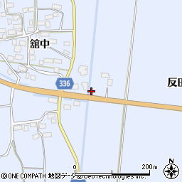 福島県喜多方市上三宮町吉川越法田周辺の地図
