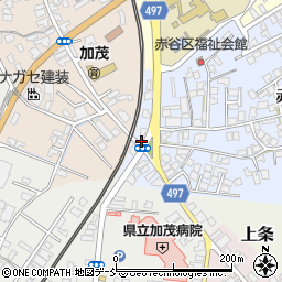 新潟県加茂市赤谷1-13周辺の地図
