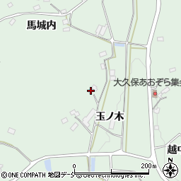 福島県福島市飯野町大久保東向6周辺の地図