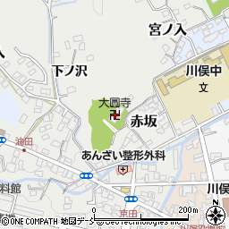 大圓寺周辺の地図