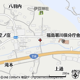 福島県伊達郡川俣町鶴沢鍛治内周辺の地図