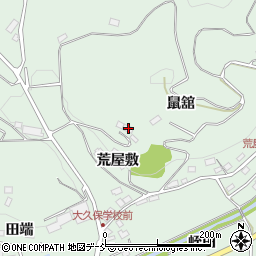 福島県福島市飯野町大久保荒屋敷29周辺の地図