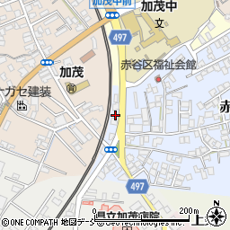 新潟県加茂市赤谷1-7周辺の地図