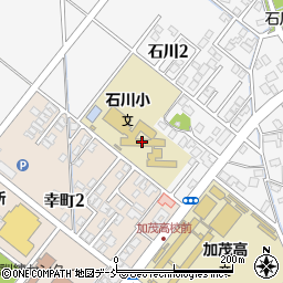 加茂市立石川小学校周辺の地図