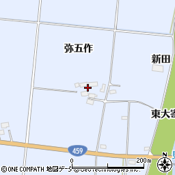 福島県喜多方市上三宮町吉川上新田周辺の地図