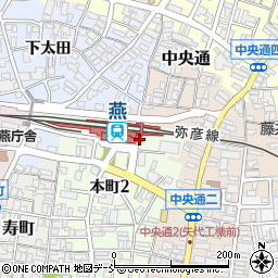 燕駅前交番周辺の地図