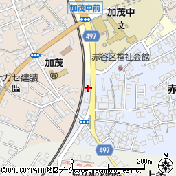 新潟県加茂市赤谷1-5周辺の地図