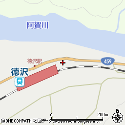 福島県耶麻郡西会津町群岡徳沢周辺の地図