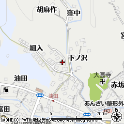福島県伊達郡川俣町鶴沢鹿野周辺の地図