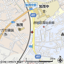新潟県加茂市赤谷1-4周辺の地図