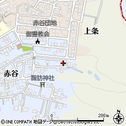 新潟県加茂市赤谷19-32周辺の地図