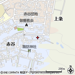新潟県加茂市赤谷19周辺の地図