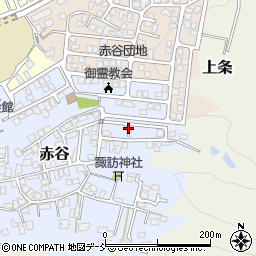 新潟県加茂市赤谷19-11周辺の地図