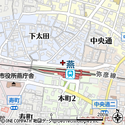 新潟県燕市東太田3357-10周辺の地図