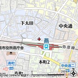 新潟県燕市東太田3357周辺の地図