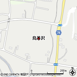 福島県南相馬市原町区金沢（鳥井沢）周辺の地図