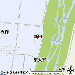 福島県喜多方市上三宮町吉川（新田）周辺の地図