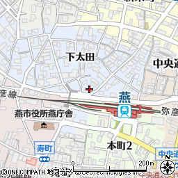 新潟県燕市東太田3376周辺の地図