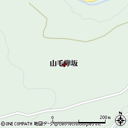 福島県福島市松川町水原山毛欅坂周辺の地図