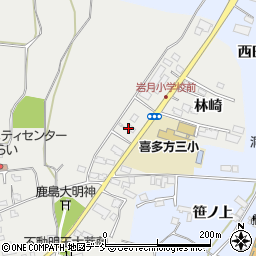 会津ガス株式会社　喜多方支店周辺の地図