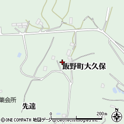 福島県福島市飯野町大久保上小池周辺の地図
