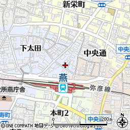 新潟県燕市東太田3306-28周辺の地図