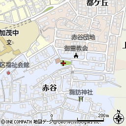 赤谷公園周辺の地図