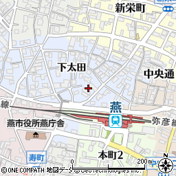 新潟県燕市東太田3384周辺の地図