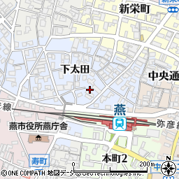 新潟県燕市東太田3402-1周辺の地図