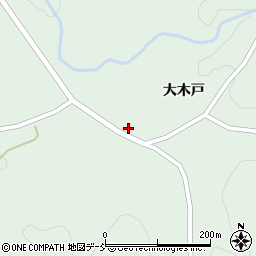 福島県伊達郡川俣町飯坂大木戸周辺の地図