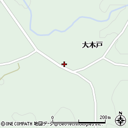 福島県川俣町（伊達郡）飯坂（大木戸）周辺の地図