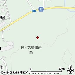 福島県川俣町（伊達郡）飯坂（前中居）周辺の地図